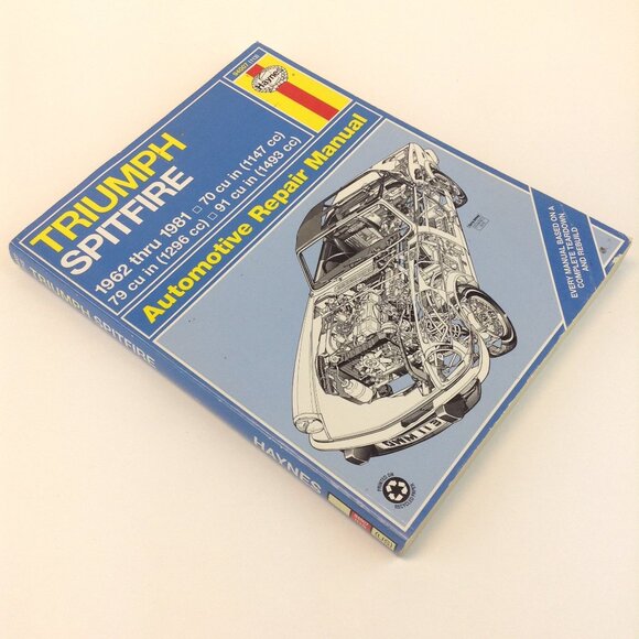 Haynes Triumph Spitfire (1962-1981) Repair Manual - Picture 14 of 16